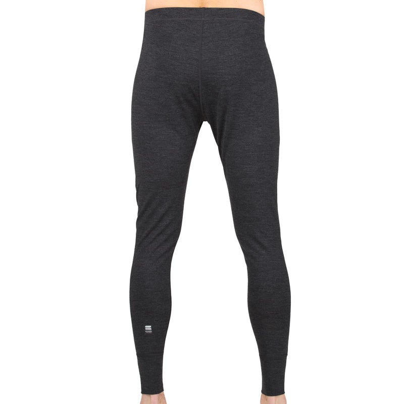 MERIWOOL Menâ€™s Base Layer Bottoms - Lightweight Merino Wool Thermal Pants Charcoal Gray - Image 2
